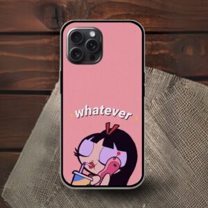 Whatever Glossy Metal TPU Mobile Case