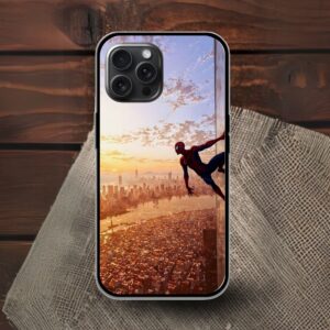 Spiderman Glossy Metal TPU Mobile Case