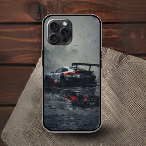 Porsche 911 Glossy Metal TPU Mobile Case