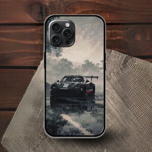 Porsche 911 Glossy Metal TPU Mobile Case