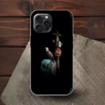 Stop Glossy Metal TPU Mobile Case