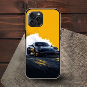Porsche 911 Glossy Metal TPU Mobile Case