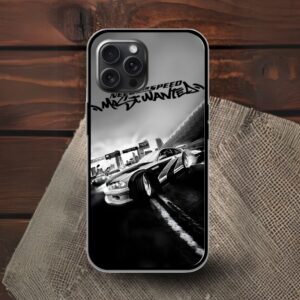 NFS Mostwanted Glossy Metal TPU Mobile Case
