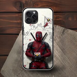 Deadpool Glossy Metal TPU Mobile Case