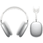 Max Wireless Over-Ear Headphones, Transparency Mode, Personalised Spatial Audio, USB-C Charging, Bluetooth Headphones Compatible for iPhone (White)
