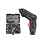 47 in 1 Electric Screwdriver | 3.6V Cordless Drill Driver | 90° Rotation Handle | 47PCS Bits Set | Black