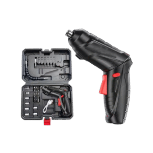 47 in 1 Electric Screwdriver | 3.6V Cordless Drill Driver | 90° Rotation Handle | 47PCS Bits Set | Black