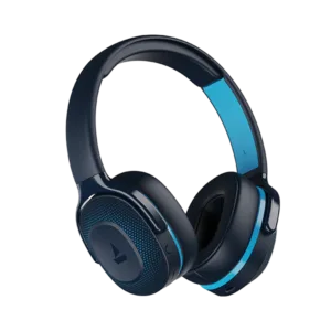 boAt Rockerz 425 Bluetooth Wireless Over Ear Headphones with Mic with Signature Sound, Beast Mode(Upto 65Ms Low Latency) for Gaming Enx Tech, ASAP Charge 25H Playtime V5.2, Dual Pairing (Oceana Blue)
