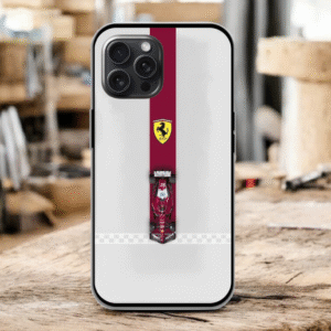 Ferrari F1 Glossy Metal TPU Mobile Case