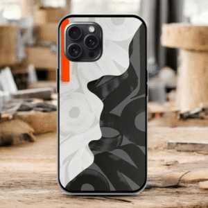 Abstract Art Glossy Metal TPU Mobile Case