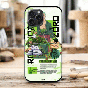 Zoro Glossy Metal TPU Mobile Case