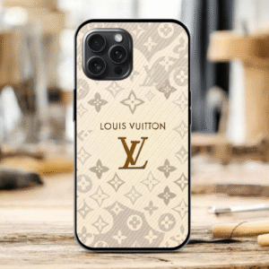 Louis Vuttion Glossy Metal TPU Mobile Case