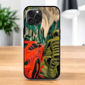 Paint Art Glossy Metal TPU Mobile Case