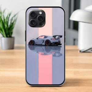911 GT 3R Glossy Metal TPU Mobile Case
