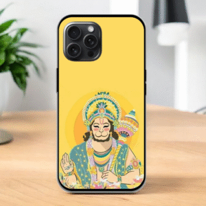Hanuman Ji Glossy Metal TPU Mobile Case