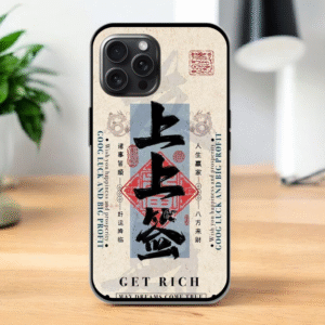 Get Rich Glossy Metal TPU Mobile Case