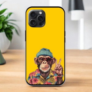 Monkey Baba Glossy Metal TPU Mobile Case