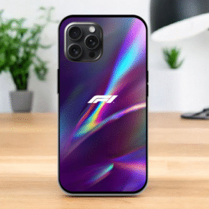F1 Glossy Metal TPU Mobile Case