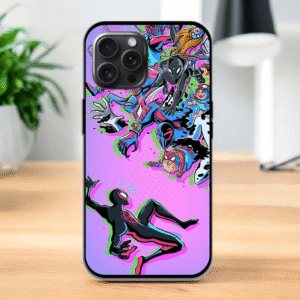 Spiderman Glossy Metal TPU Mobile Case