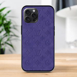 LV Glossy Metal TPU Mobile Case