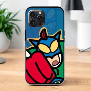 Action Hero Glossy Metal TPU Mobile Case