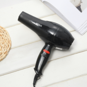 Nova NHP 8215 1800 Watts Professional Hair Dryer for Women (Black/RED)