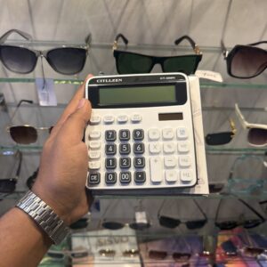 Calculator, 12-Digit LCD Display, Check & Correct Function, Solar and Battery Powered, Office & School Use